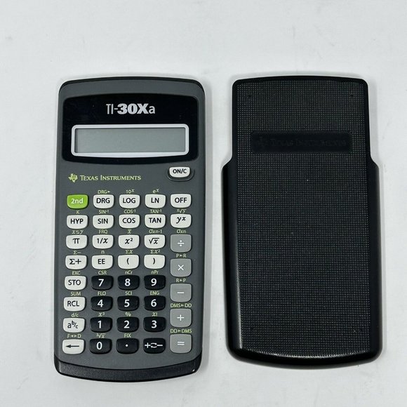 Texas Instruments TI-30X-A Scientific Calculator Cover TESTED Works TI-30A Solar - Picture 2 of 3